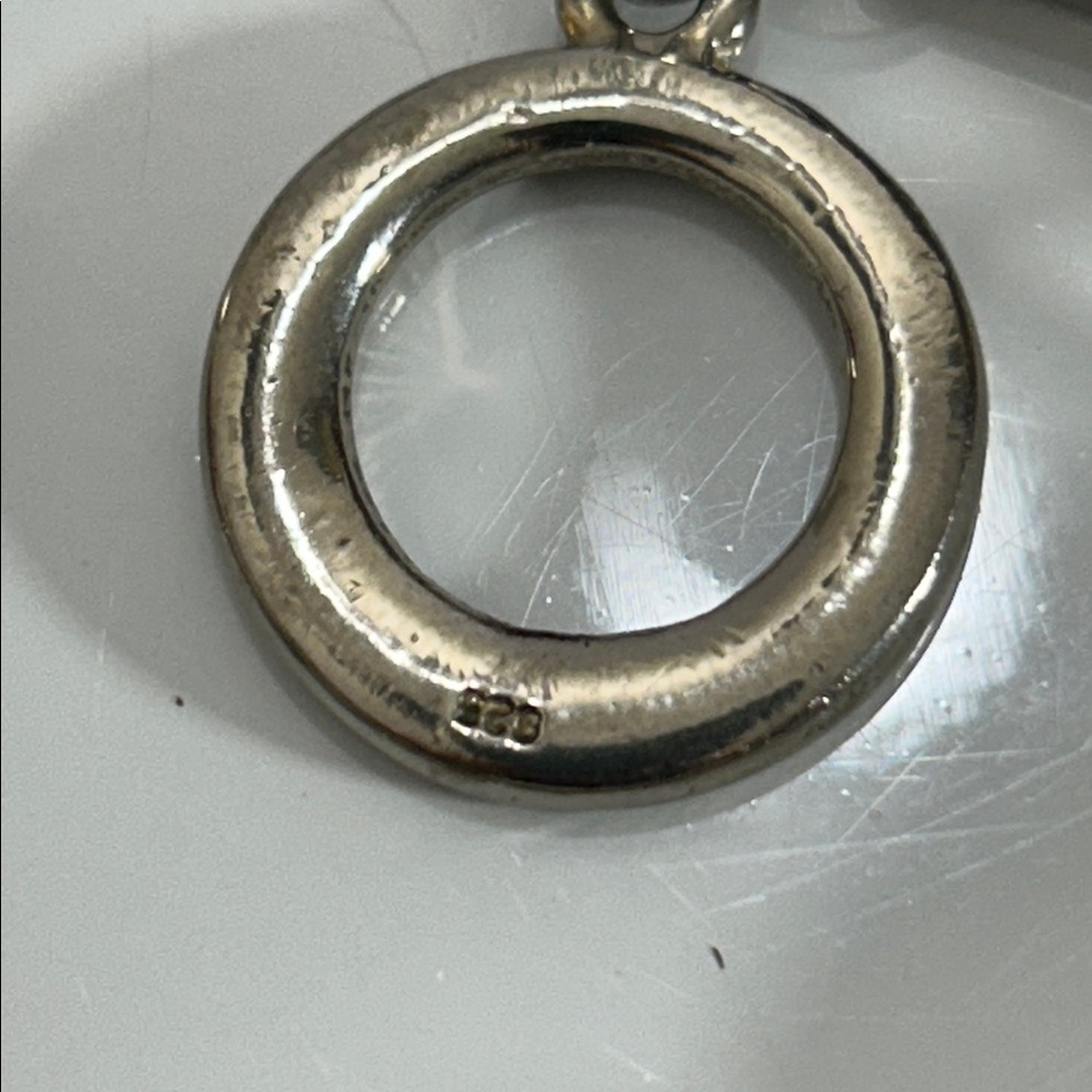Artisan Handmade Vintage Sterling Silver Modern Design Toggle Clasp Bracelet - Picture 7 of 11